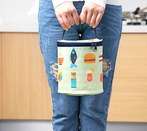 Portable Lunch Box Cooler Hand Bag