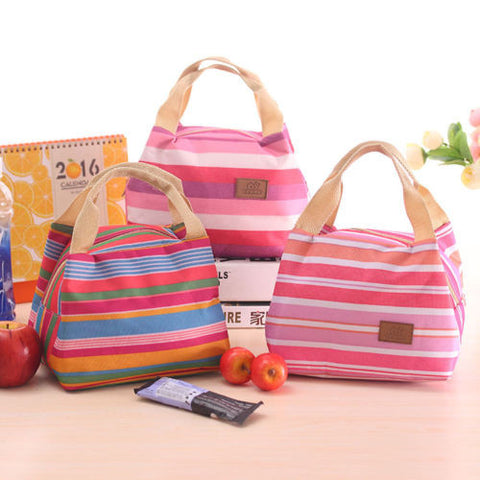 Picnic Stripe Cooler Bag