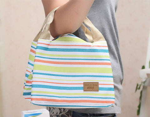 Picnic Stripe Cooler Bag