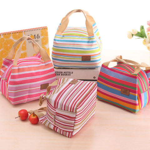 Picnic Stripe Cooler Bag