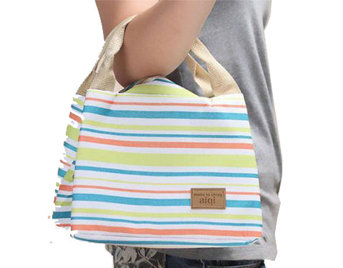 Picnic Stripe Cooler Bag