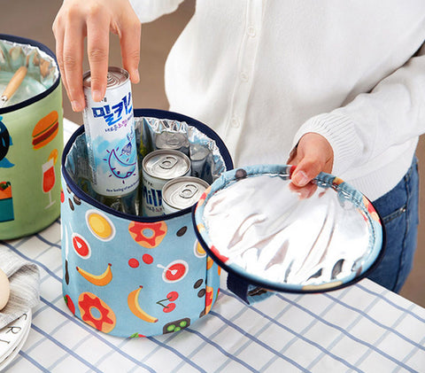 Portable Lunch Box Cooler Hand Bag