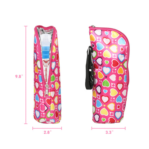 Cooler Insulated Zipped Bottle Holder