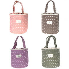 Polka Dots Mini Cooler Hand Bag